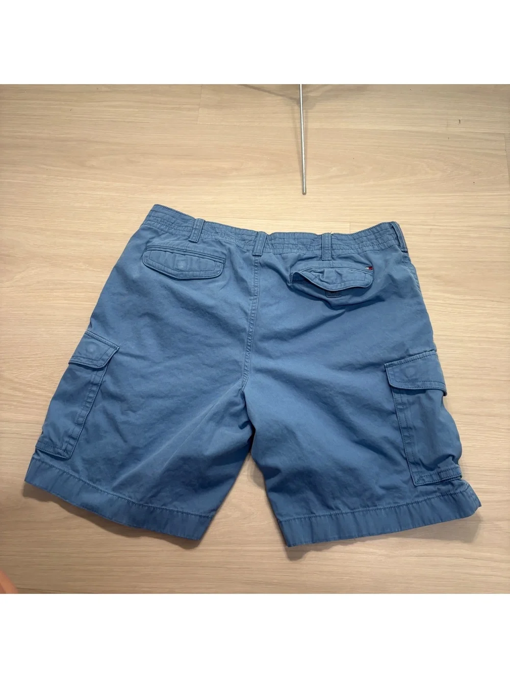 Vintage Y2K preppy Tommy Hilfiger blue cargo shorts
